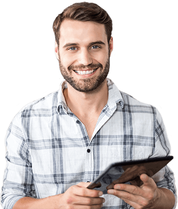 Homme dans site web pour Associations de Tourisme